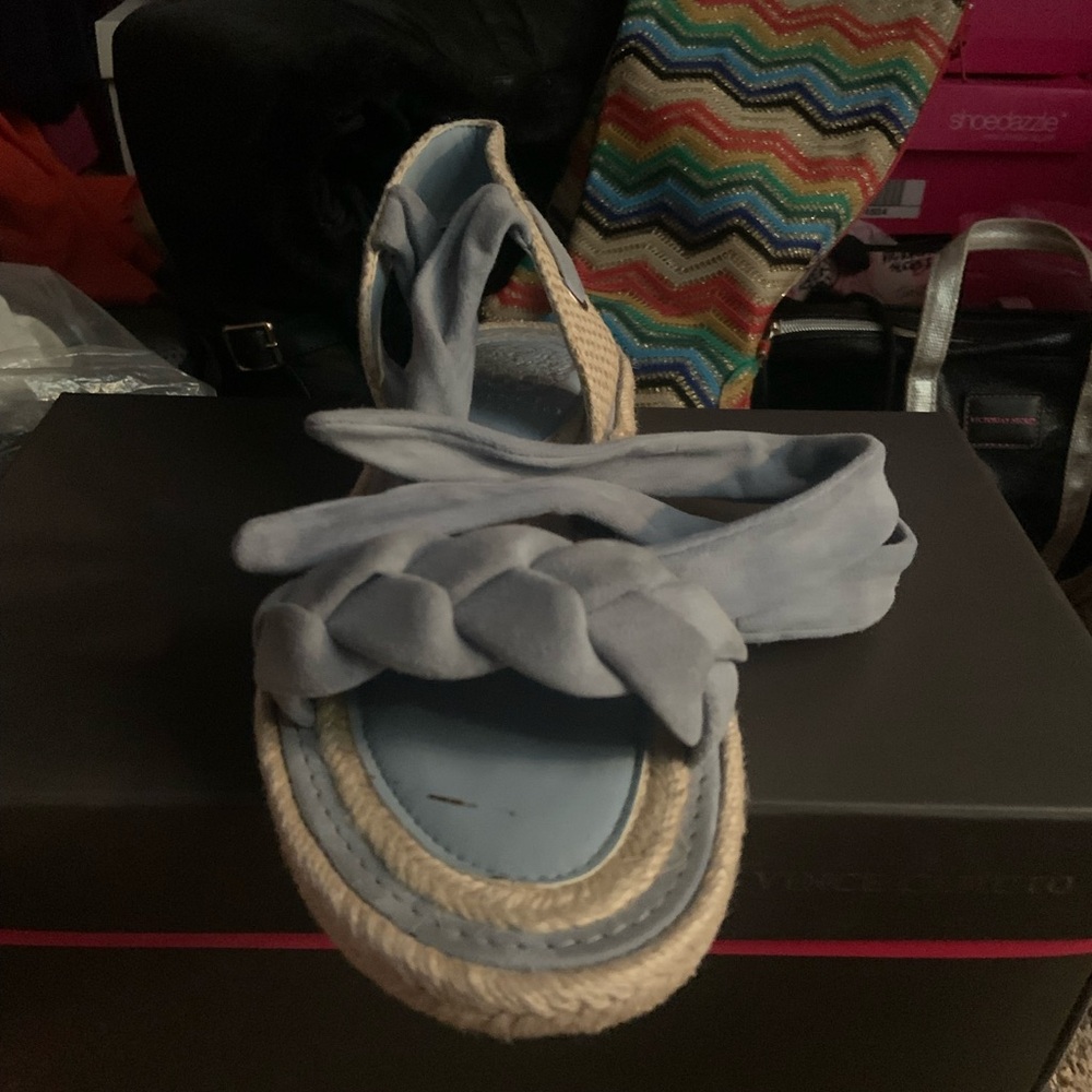 Vince Camuto Blue Espadrille Sandals
